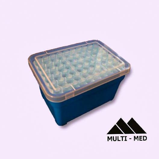 رک سر سمپلر آبی 1000 میکرولیتر (60 خانه) Multi-Med