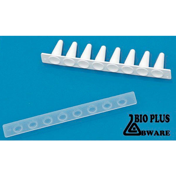 میکروتیوب ۰/۱ میلی لیتر استریپ ۸ عددی BioPlus (بدنه سفید)