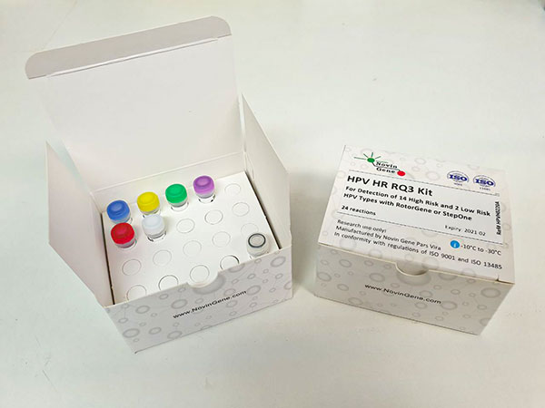 کیت تشخیص ۱۴ تایپ پرخطر و ۲ تایپ کم خطر ویروس پاپیلومای انسانی نوین ژن - HPV HR RQ3 Kit