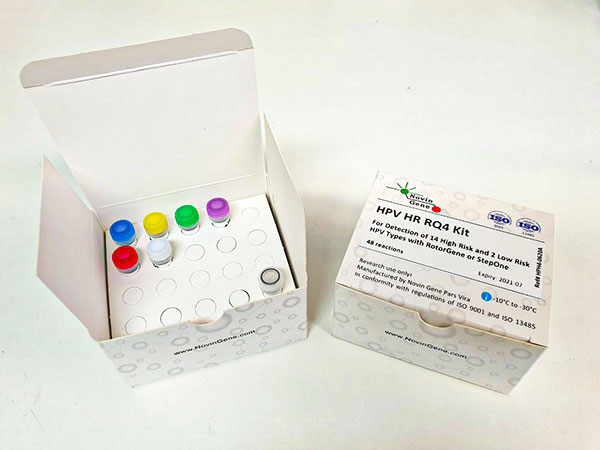 کیت تشخیص ۱۴ تایپ پرخطر و ۲ تایپ کم خطر ویروس پاپیلومای انسانی نوین ژن - HPV HR RQ4 Kit