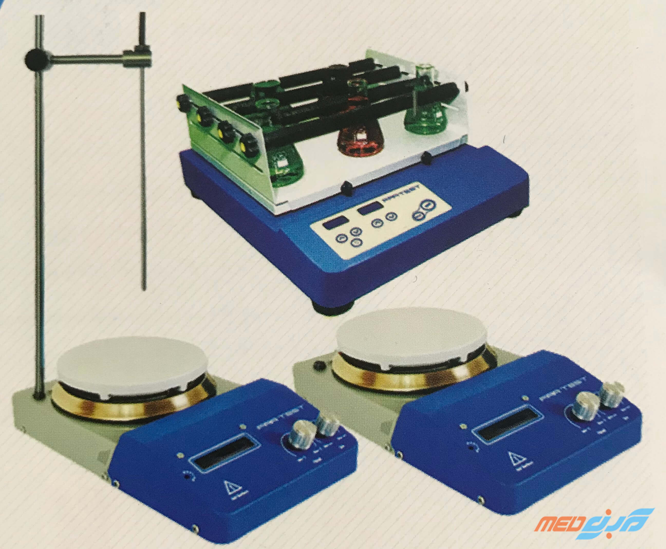 دستگاه های هیتراستیرر دیجیتال و شیکر Shaker & Heater Stirrer