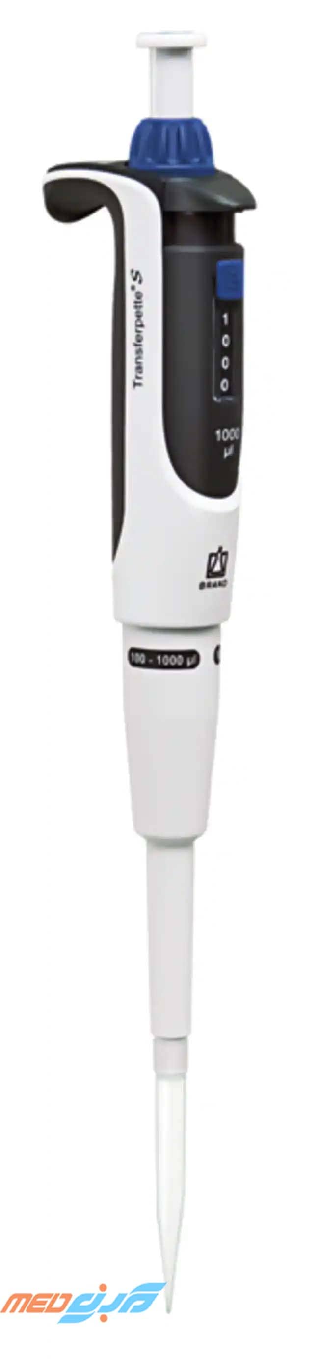 سمپلر متغیر 100-1000 میکرولیتر برند - BRAND Transferpette Single Channel Pipette